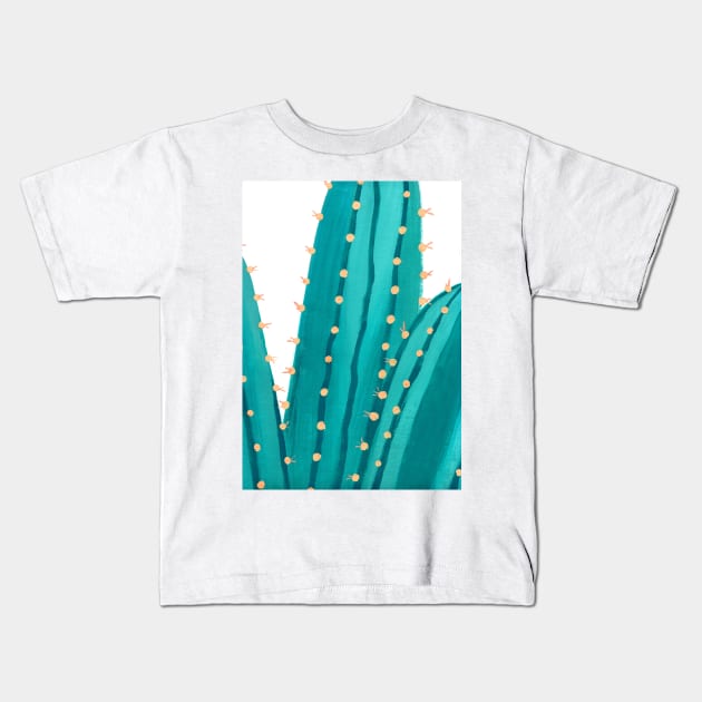 Cacti #9 Kids T-Shirt by juliealex